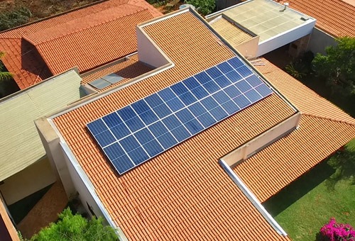 Solar energia - Novo projeto - Chamas gás