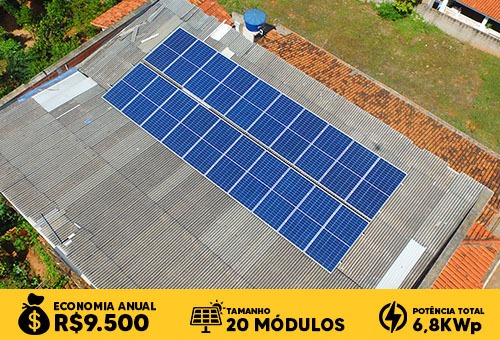 Solar Energia - novo projeto - mercearia super kilo