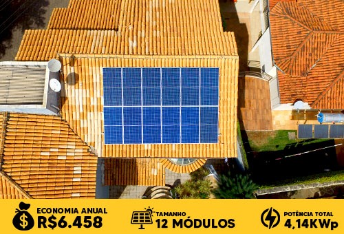 Solar Energia - Novo Projeto - Sistema Residencial
